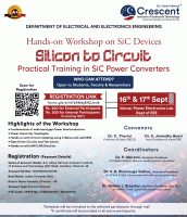 Two Day Hands-on Workshop on SiC Devices 2025